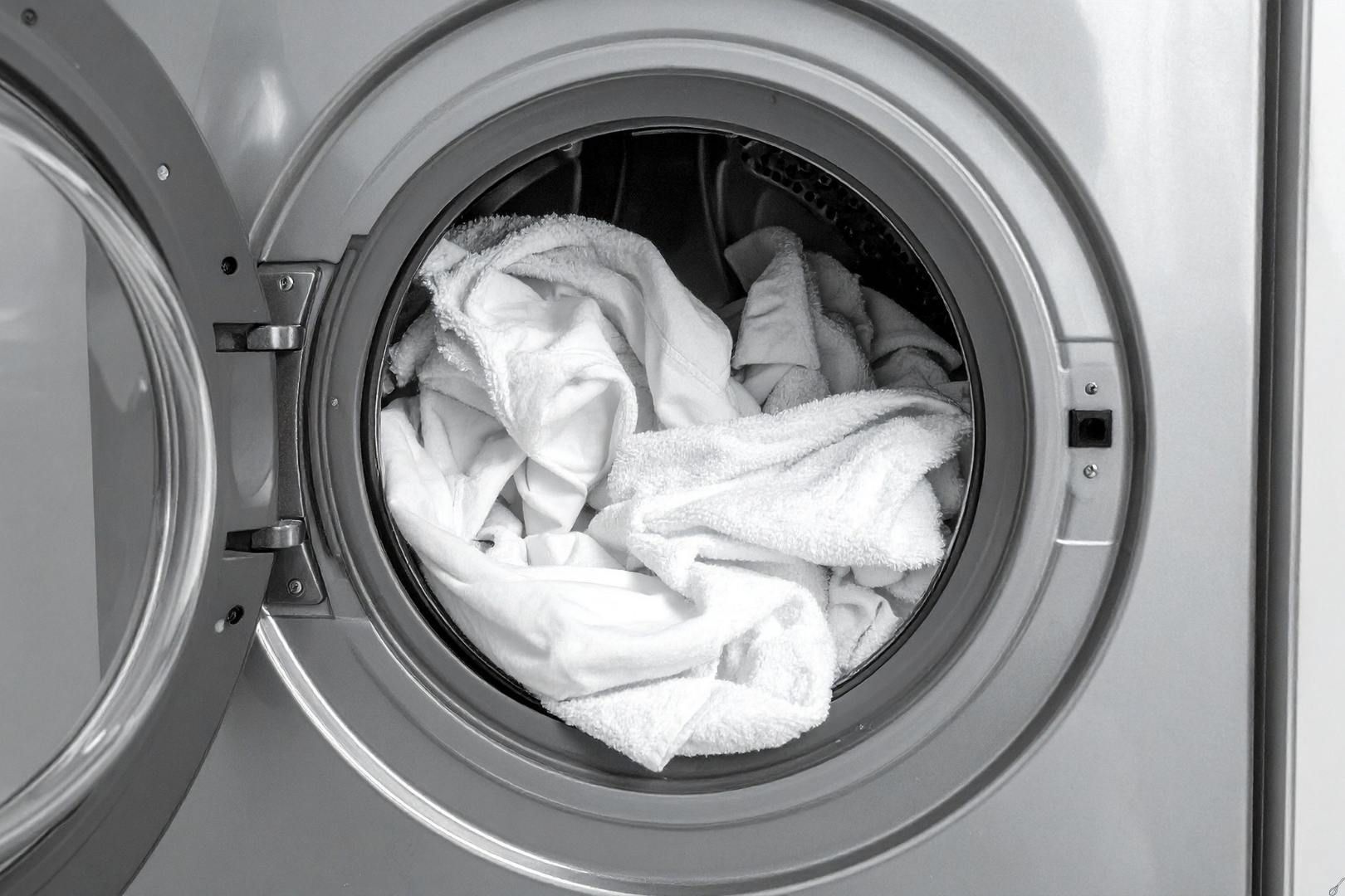 roupa na maquina de lavar roupa